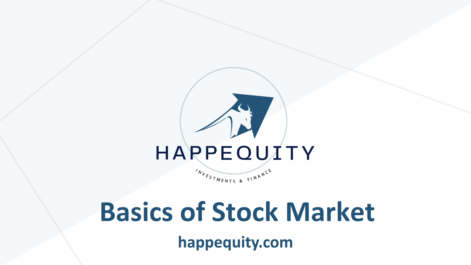Basics of Stock Market